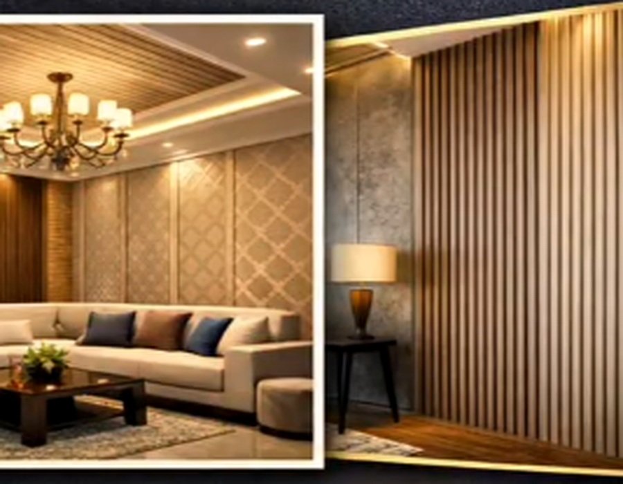 Decorative wood louver interior